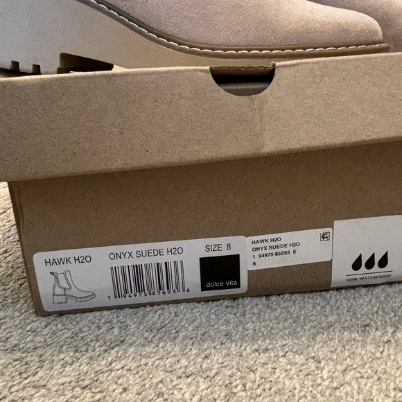 Dolce Vida beige boot - Hawk H2O Onyx Suede - Picture 4 of 5